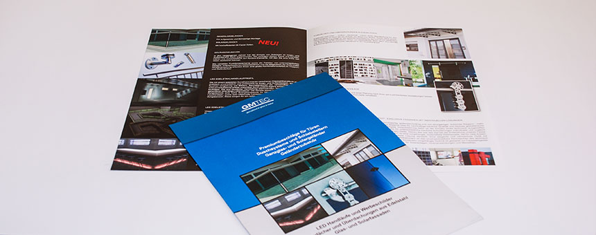 Folder für die GMTEC GmbH